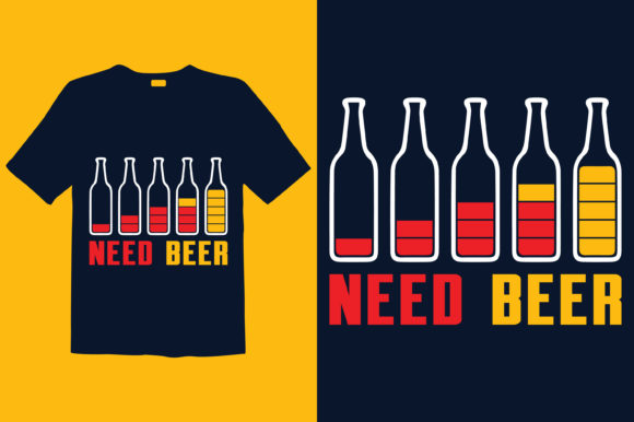 Beer T-shirt Design 003: A Versatile Graphics Asset