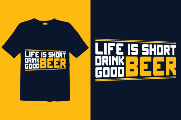 Beer T-shirt Design 004: A Versatile Graphic for Crafters