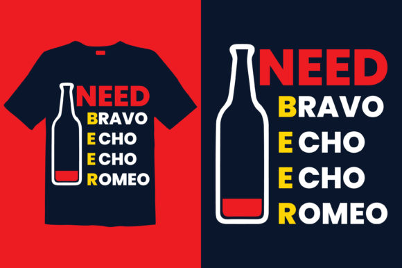 Beer T-shirt Design 020: A Versatile Graphic for Print Templates