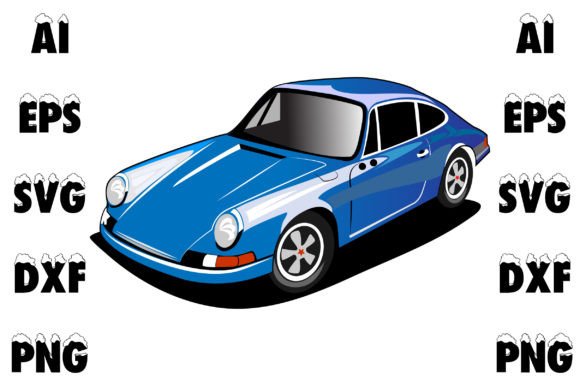 Car Vector Art: A Versatile Graphic for T-Shirt Designs