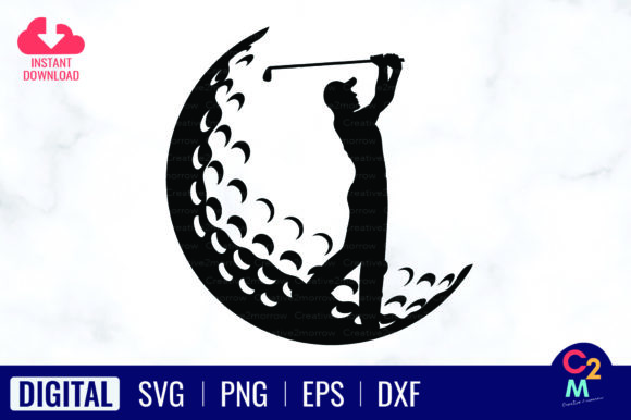 Golf Logo SVG for T-Shirt Designs and Graphics