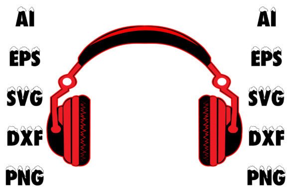 Headphone Vector Art: A Versatile Embroidery Design