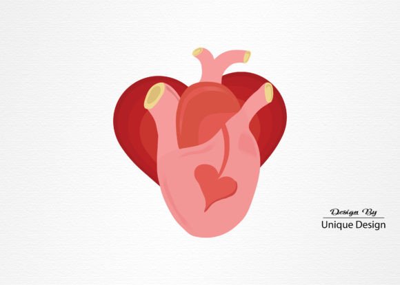 Heart Love Valentine Sublimation Clipart for T-Shirt Designs