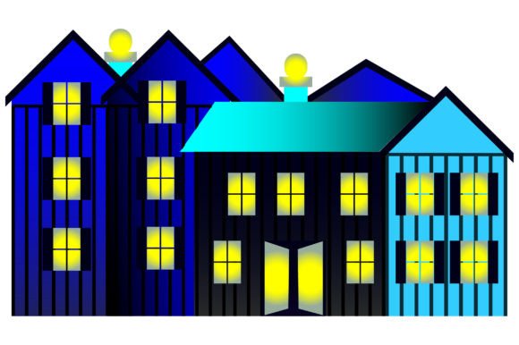 House Vector Art: A Versatile Graphic for T-Shirt Designs and Local Branding
