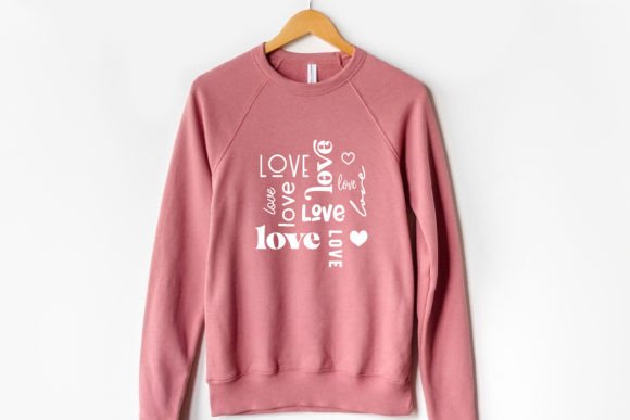 Love Art Svg Png Valentines Day Shirt: Perfect for T-Shirt Designs and Graphics