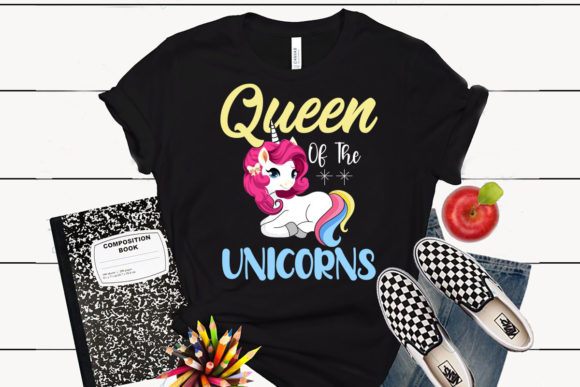 Queen of the Unicorns: A Magical Embroidery Design