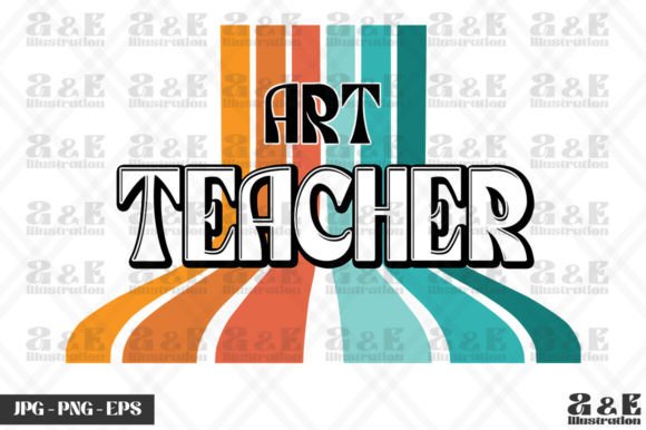Retro Art Teacher Artist Vintage Graphics for T-Shirt Designs