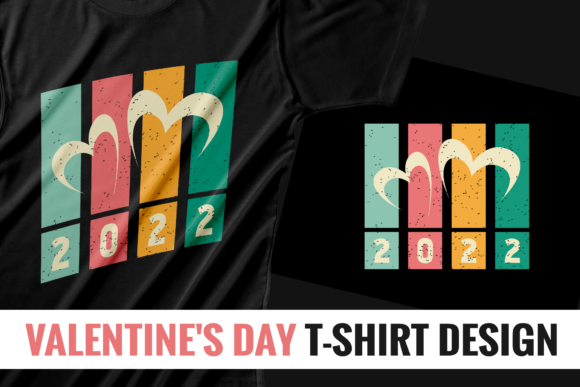 Retro Valentine's Day T-shirt SVG for Graphics & Print
