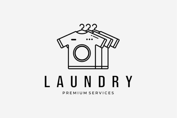 Review: T-Shirts Laundry Line Art Modern Logo for Graphics