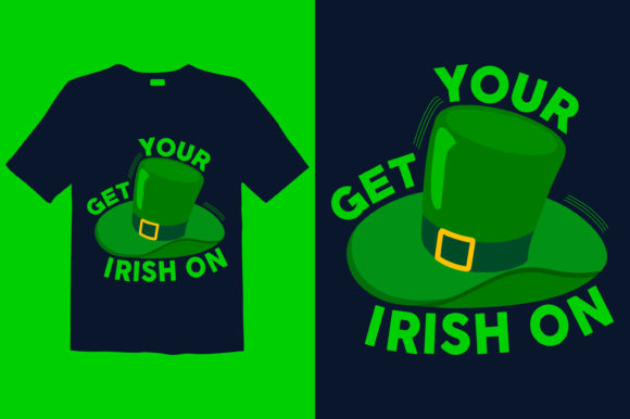 St. Patrick's Day T-shirt Design 019: A Graphics Gem for Print Templates