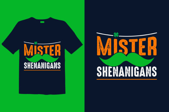 St. Patrick's Day T-shirt Design 047: A Festive Graphics Asset