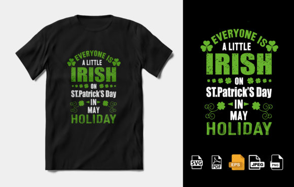 St. Patrick's Day T-shirt Design for Graphics & Print