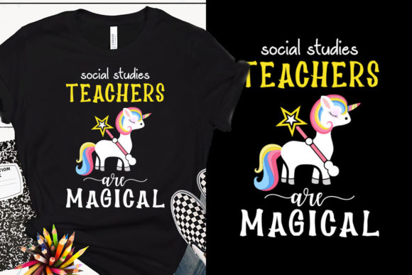Unicorn T Shirt for Social Studies Teachers