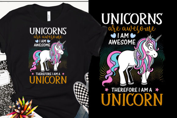 Unicorn T-Shirt Graphics: A Playful Design for Sellers