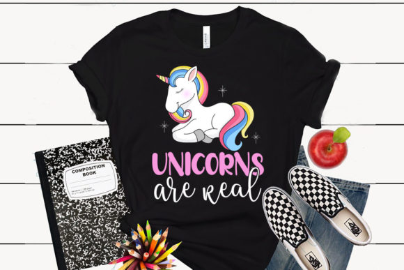Unicorns Are Real: A Magical T-Shirt Design Graphics