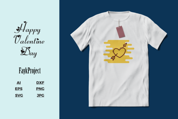 Valentines Day T-shirt Vector Art for Graphics & Illustrations